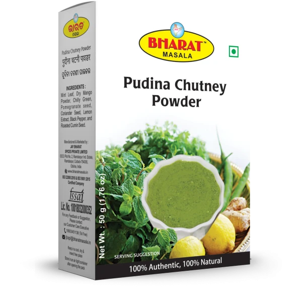 Pudina Chutney Powder (Mint Chutney)
